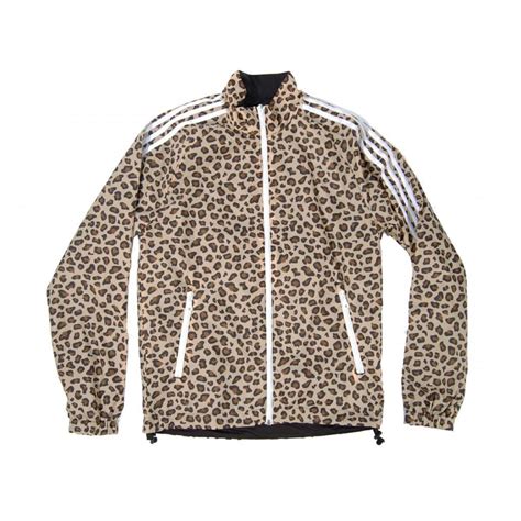 leopard print Adidas jacket